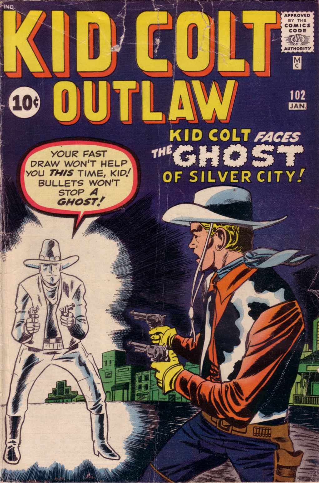 Read online Kid Colt Outlaw comic -  Issue #102 - 1
