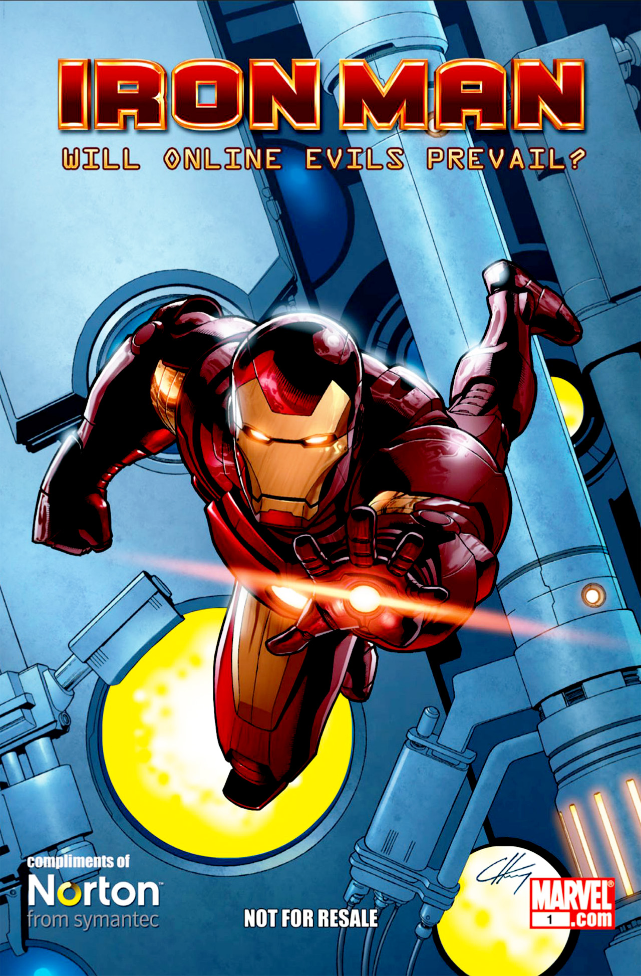 Iron Man: Will Online Evils Prevail? 1 Page 1