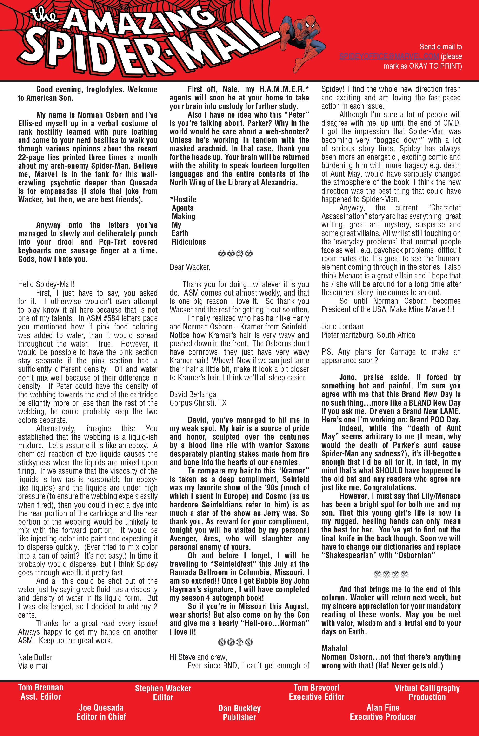 Read online The Amazing Spider-Man (1963) comic -  Issue #595 - 27