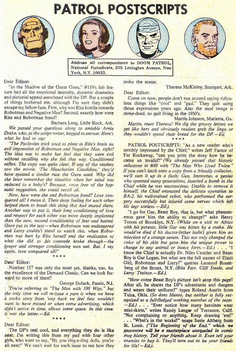 Read online Doom Patrol (1964) comic -  Issue #120 - 26