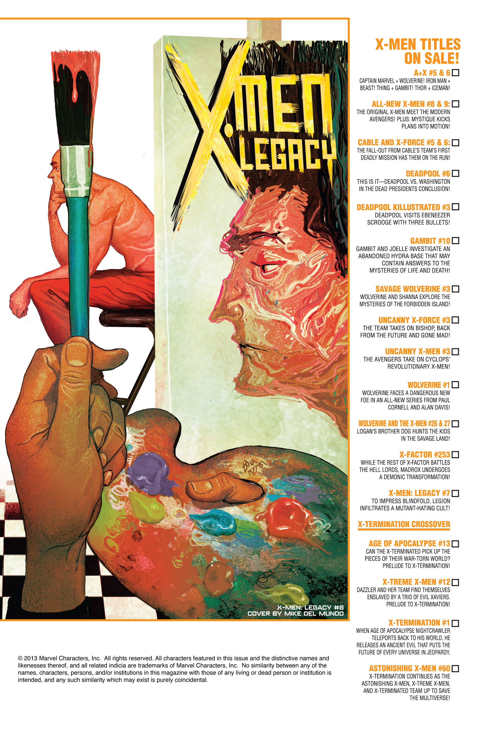 Read online X-Men: Legacy comic -  Issue #7 - 23
