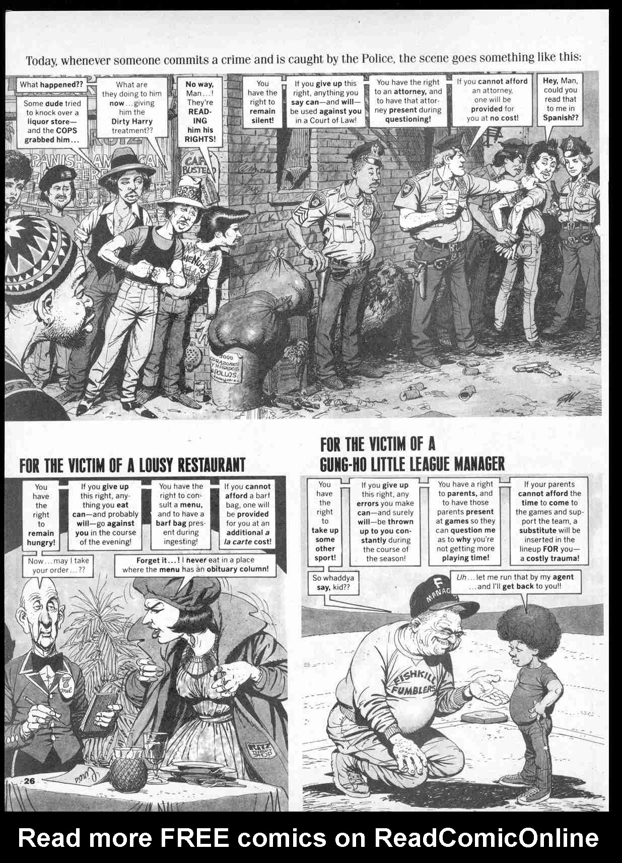 Read online MAD comic -  Issue #260 - 28