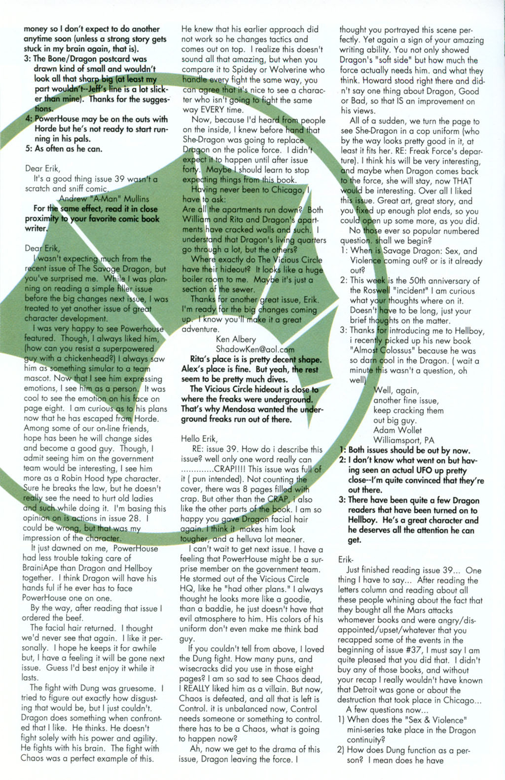 Read online The Savage Dragon (1993) comic -  Issue #41 - 25