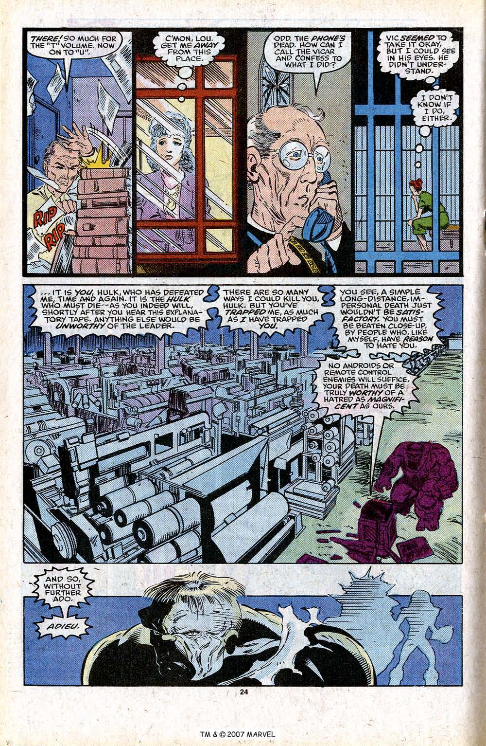 Read Online The Incredible Hulk 1968 Comic Issue 345