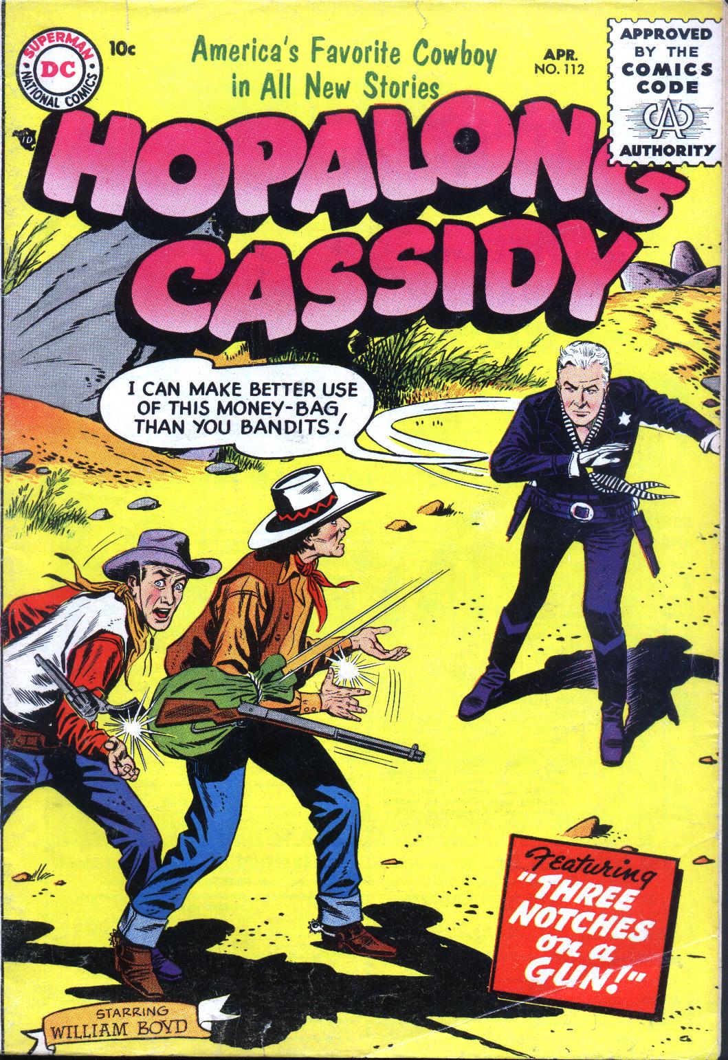 Read online Hopalong Cassidy comic -  Issue #112 - 1