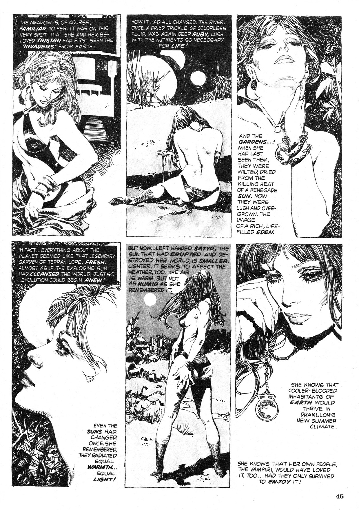 Read online Vampirella (1969) comic -  Issue #87 - 45