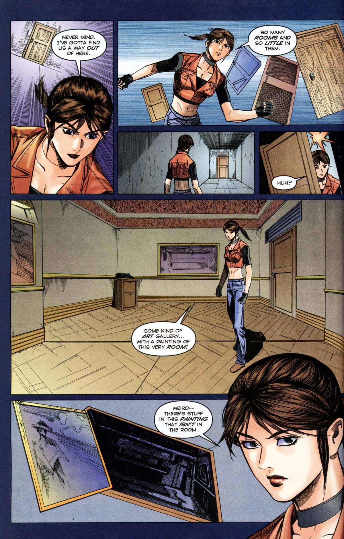 Read online Resident Evil Code: Veronica comic -  Issue #1 - 120