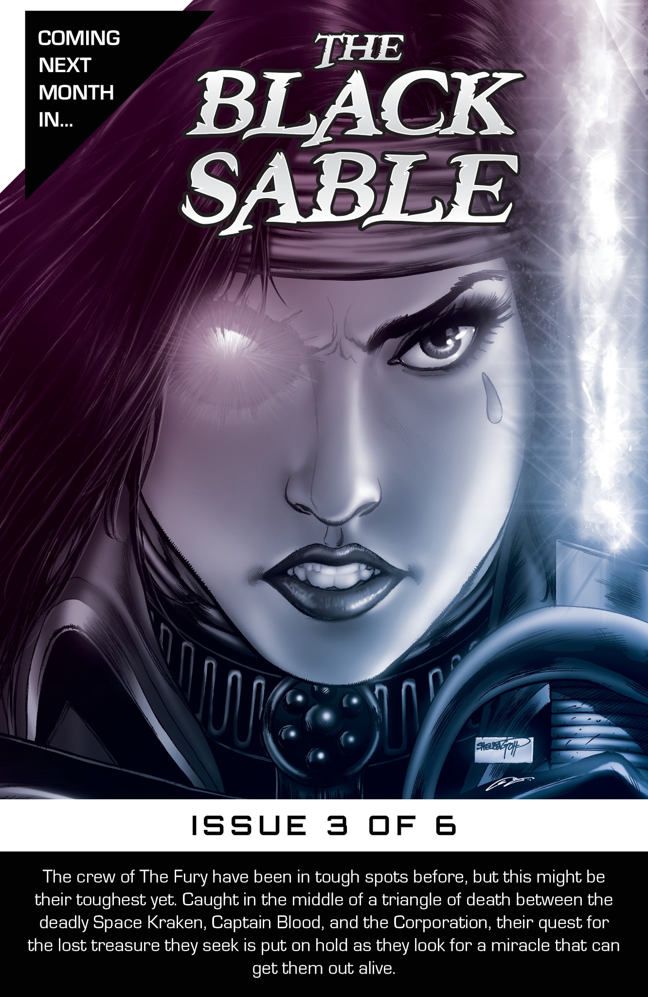 Read online The Black Sable comic -  Issue #2 - 24