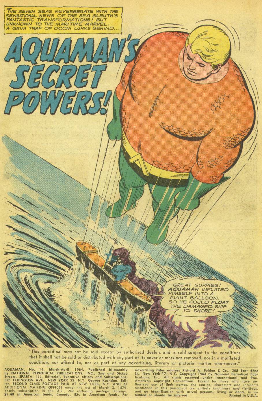 Aquaman (1962) Issue #14 #14 - English 3
