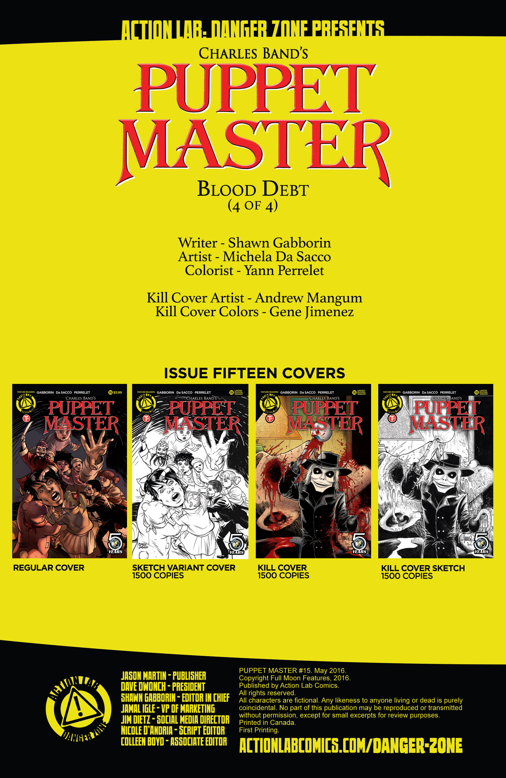 Read online Puppet Master (2015) comic -  Issue #15 - 2