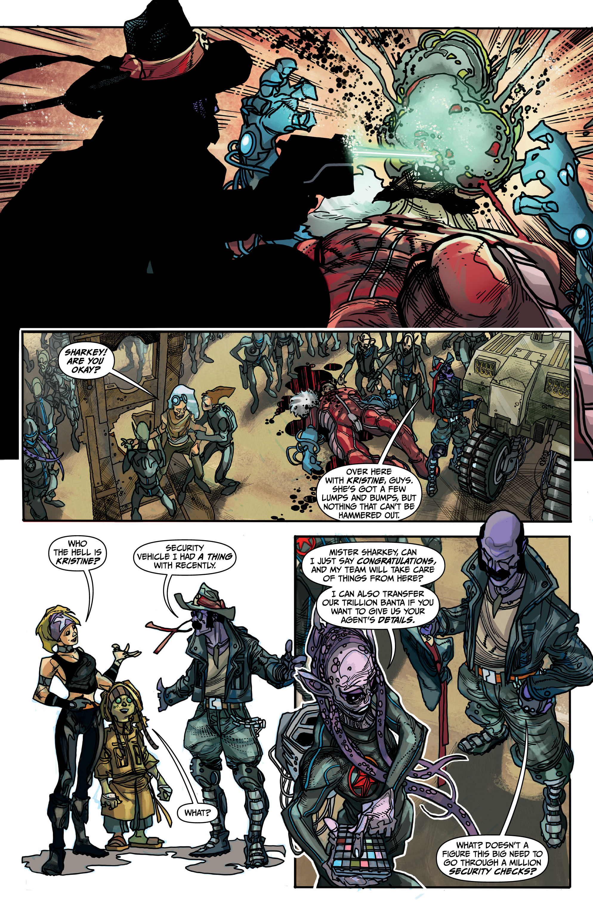 Read online Sharkey the Bounty Hunter comic -  Issue #6 - 11