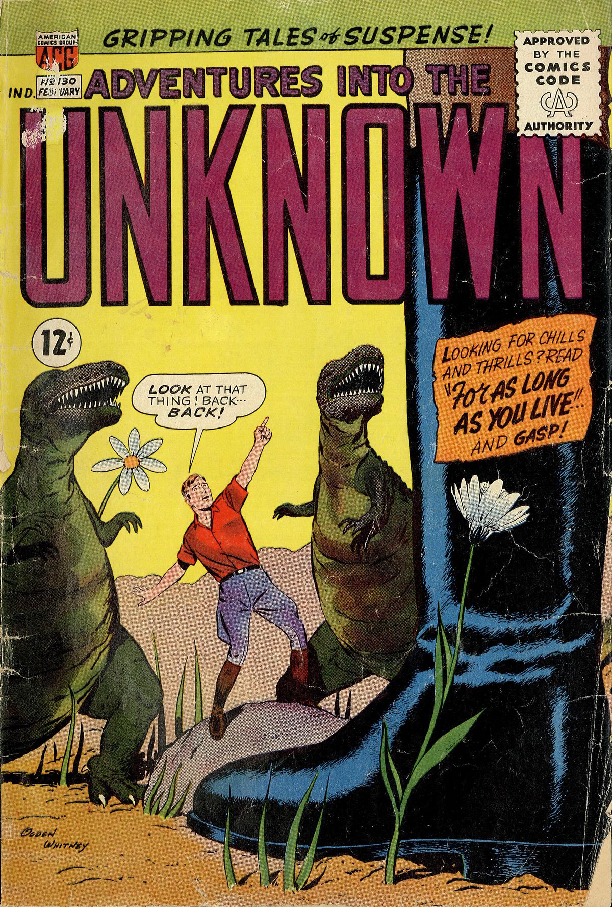 Read online Adventures Into The Unknown comic -  Issue #130 - 1