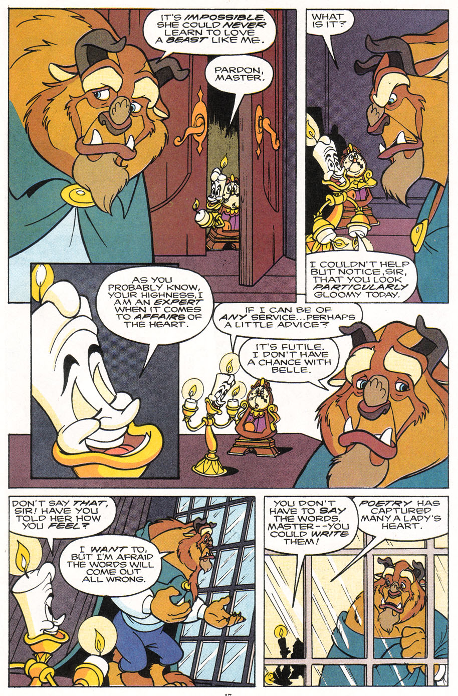 Read online Disney's Beauty and the Beast comic -  Issue #5 - 19