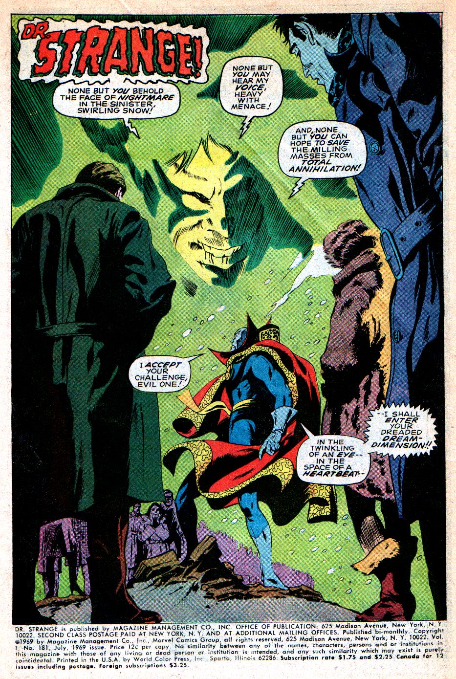 Read online Marvel Masterworks: Doctor Strange comic -  Issue # TPB 3 - 256
