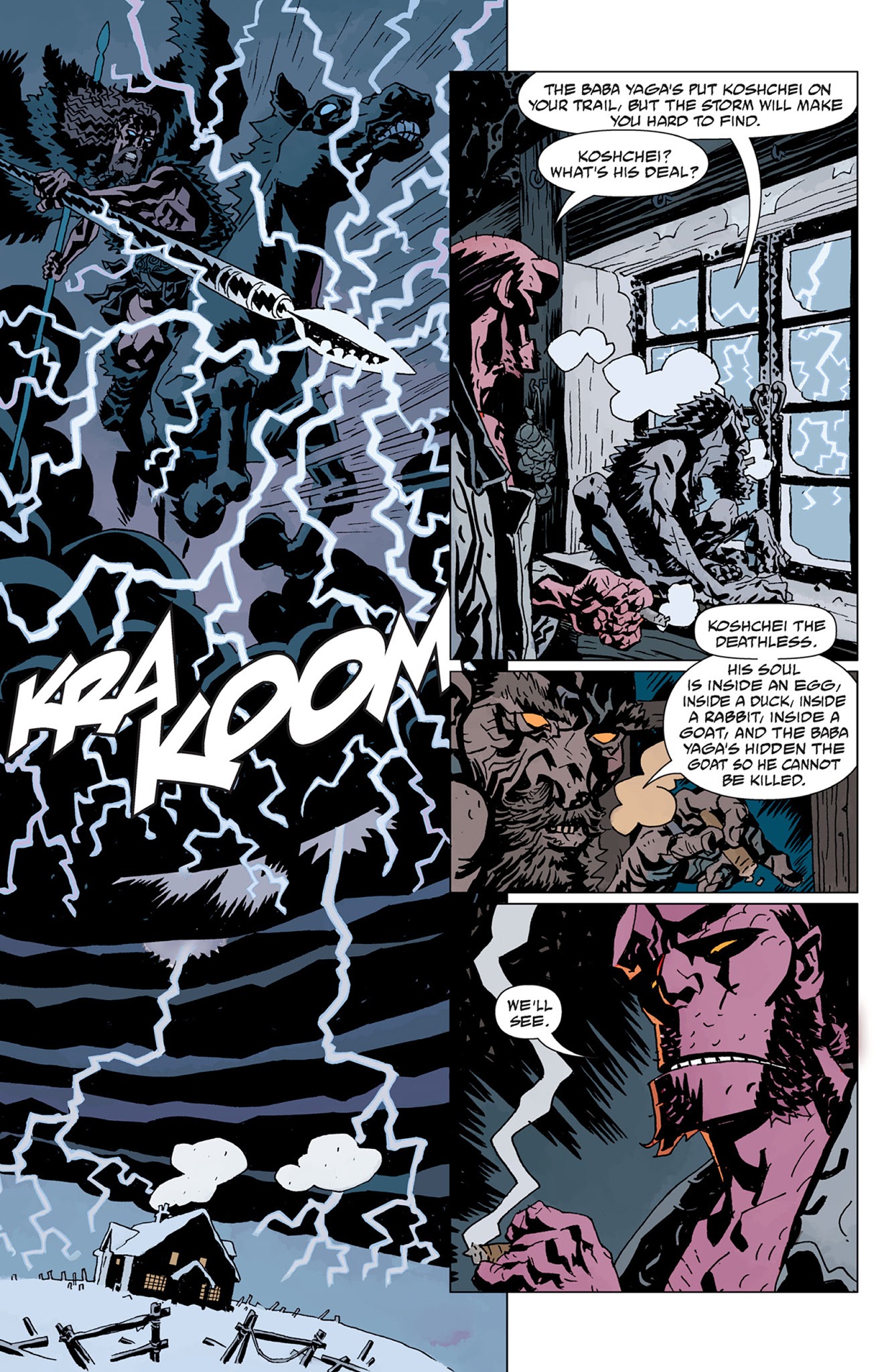 Read online Hellboy: Darkness Calls comic -  Issue # TPB - 83