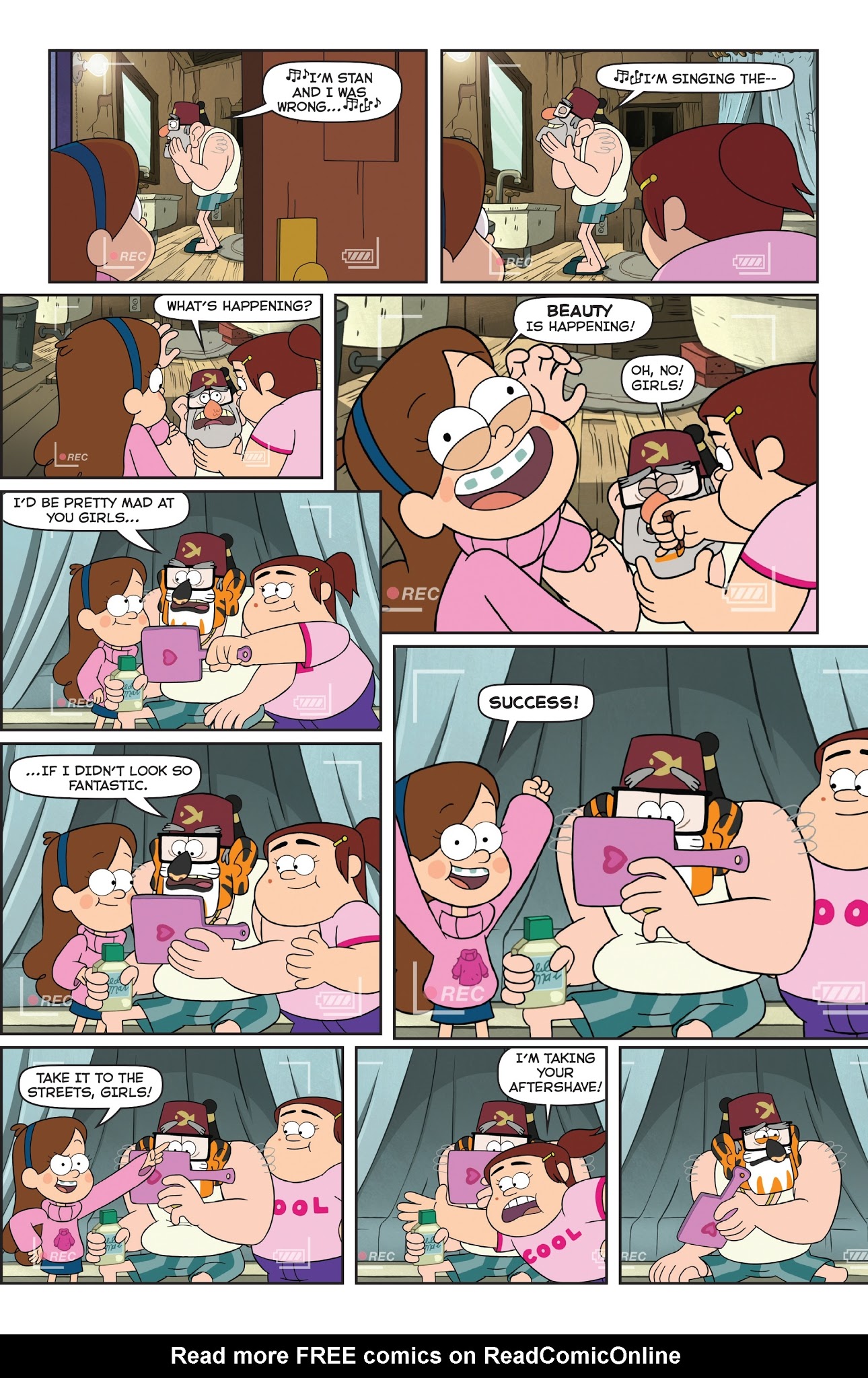 Read online Disney Gravity Falls Shorts Cinestory Comic comic -  Issue #3 - 17