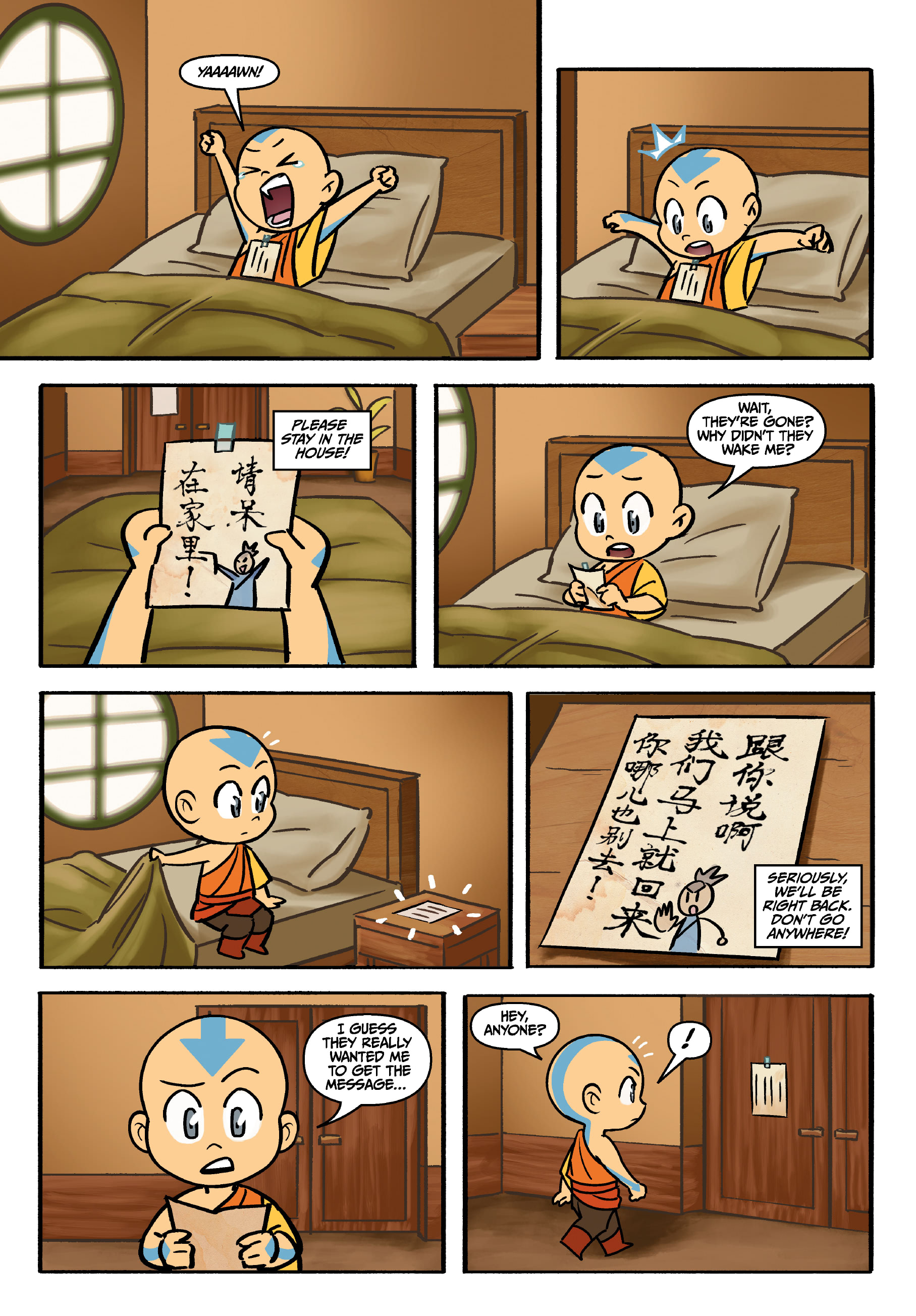 Read online Avatar: The Last Airbender Chibis - Aang's Unfreezing Day comic -  Issue # Full - 7