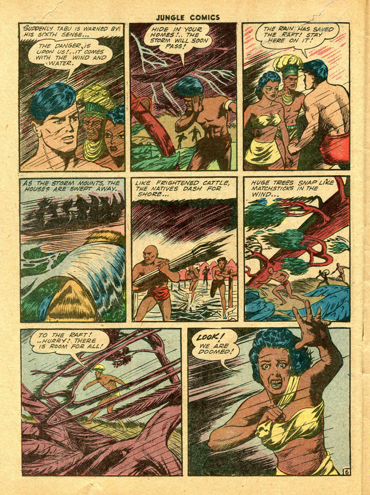 Read online Jungle Comics comic -  Issue #43 - 46
