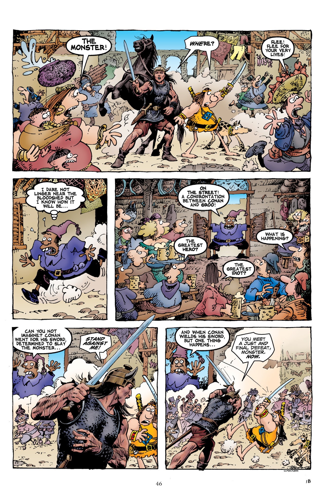 Read online Groo vs. Conan comic -  Issue # TPB - 48