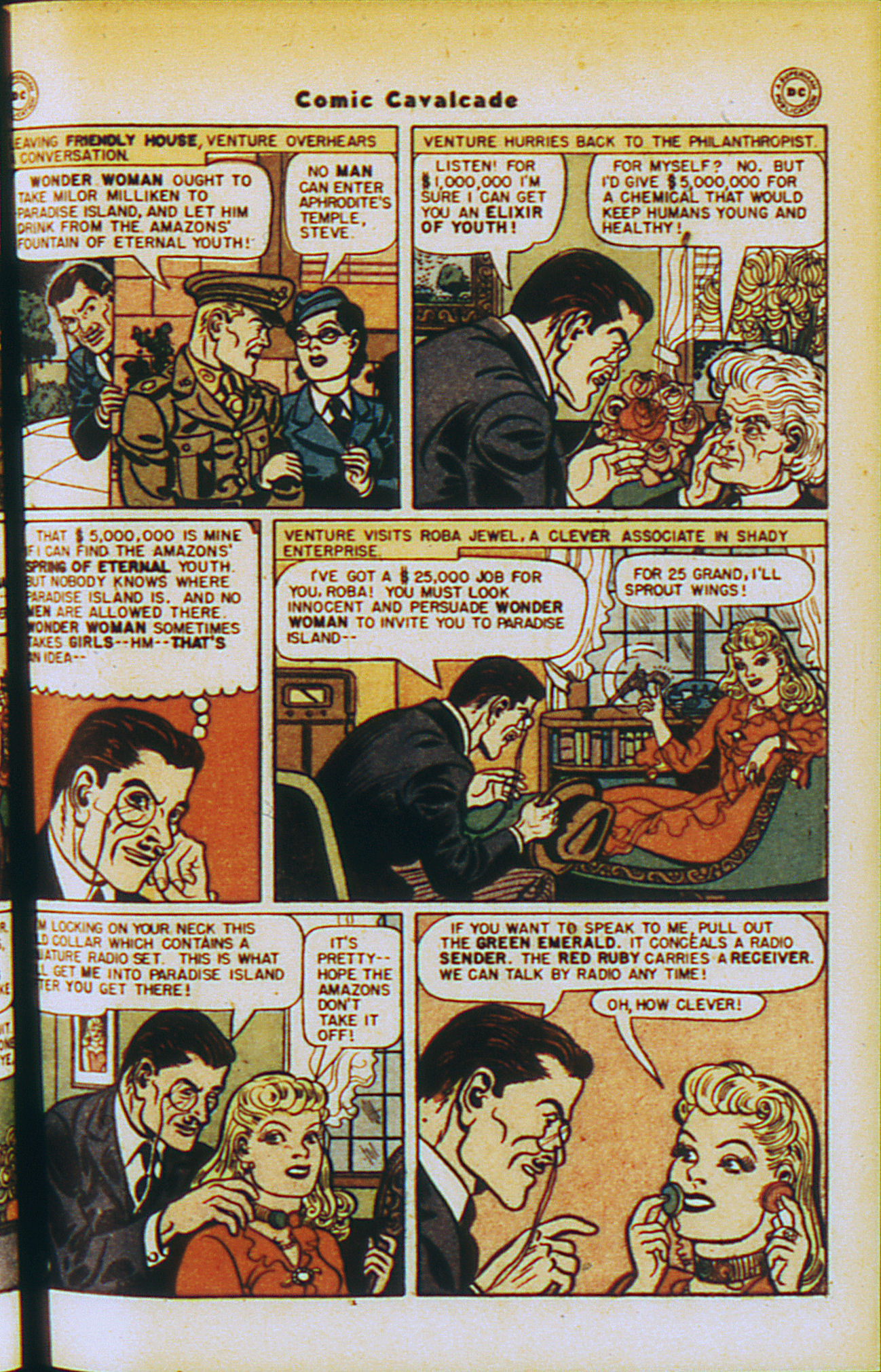 Read online Comic Cavalcade comic -  Issue #19 - 6