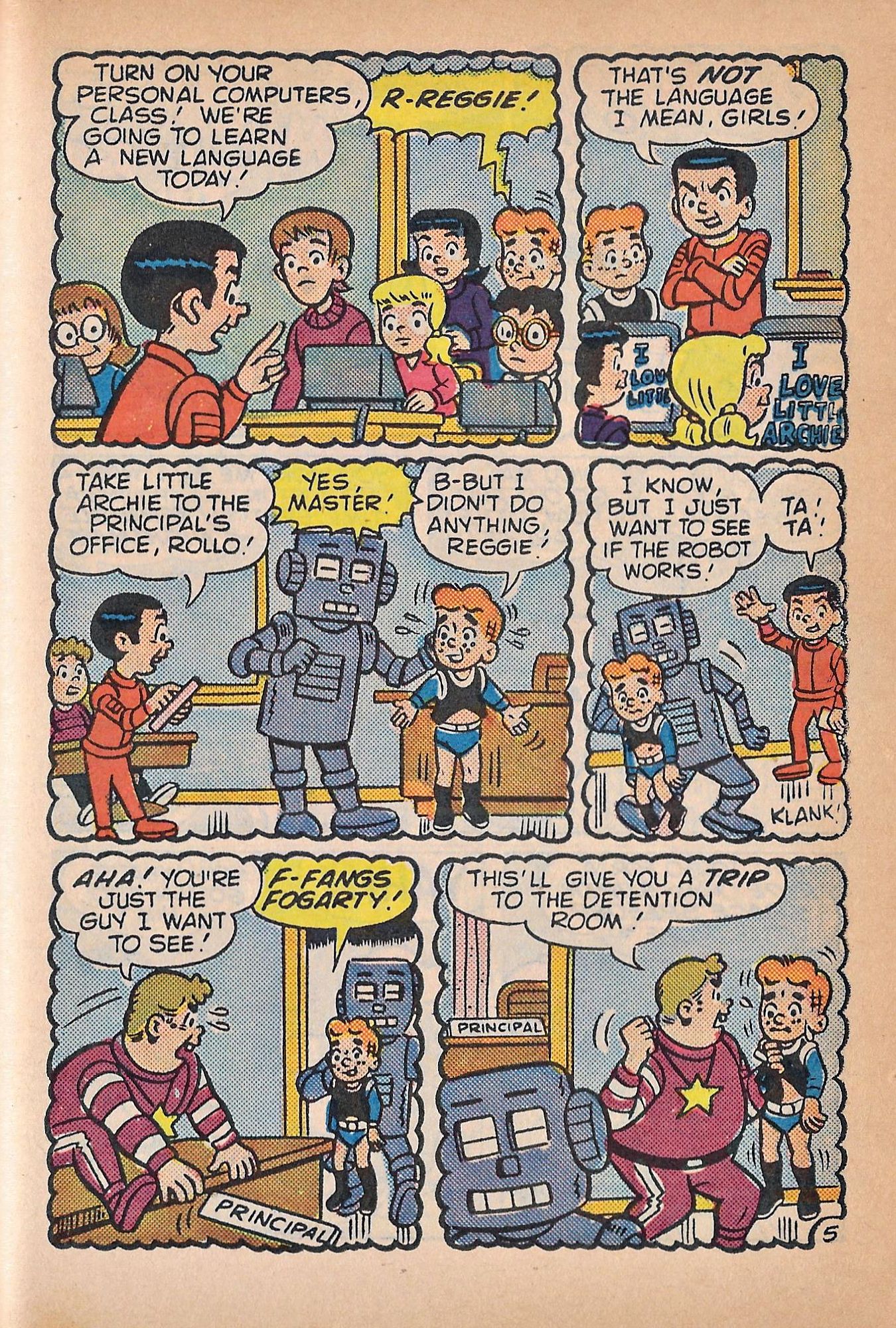 Read online Little Archie Comics Digest Magazine comic -  Issue #36 - 89