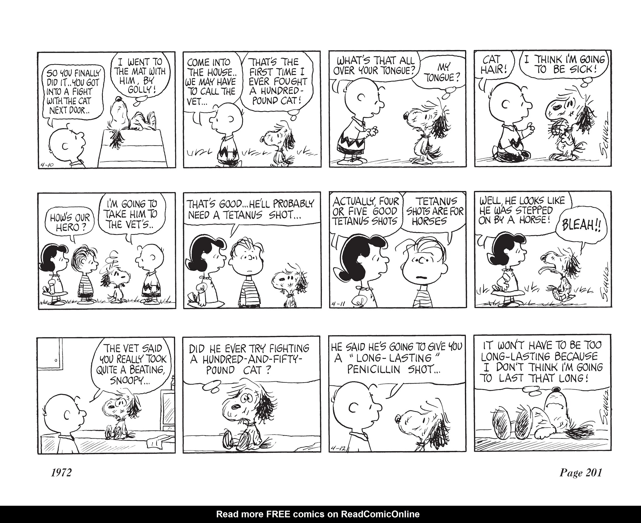 Read online The Complete Peanuts comic -  Issue # TPB 11 - 216