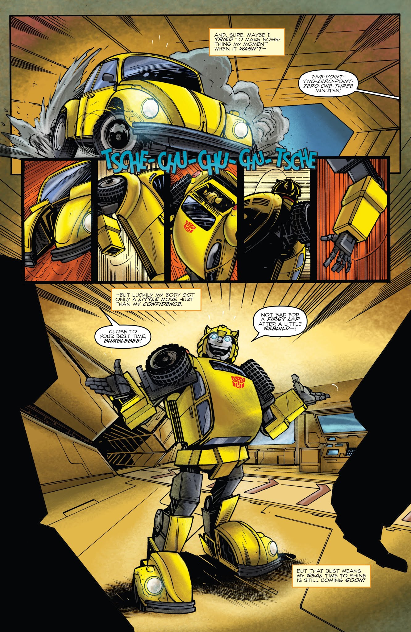 Read online Transformers: Bumblebee-Go For the Gold comic -  Issue # Full - 23