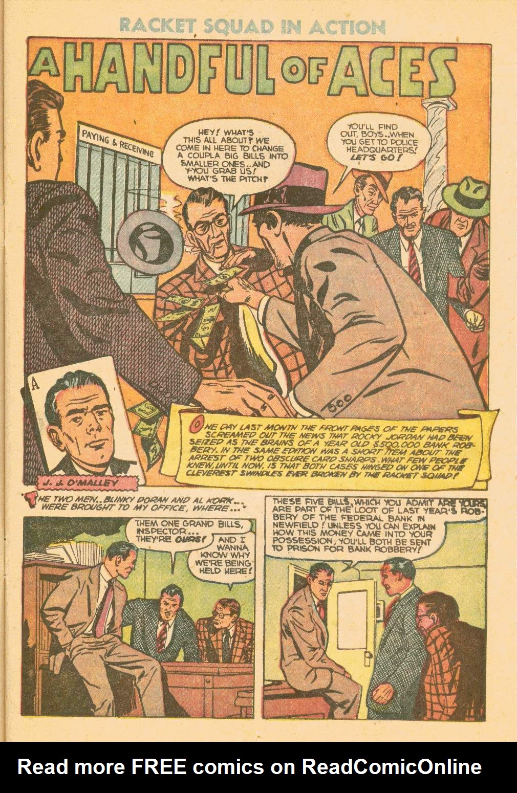 Read online Racket Squad in Action comic -  Issue #10 - 11