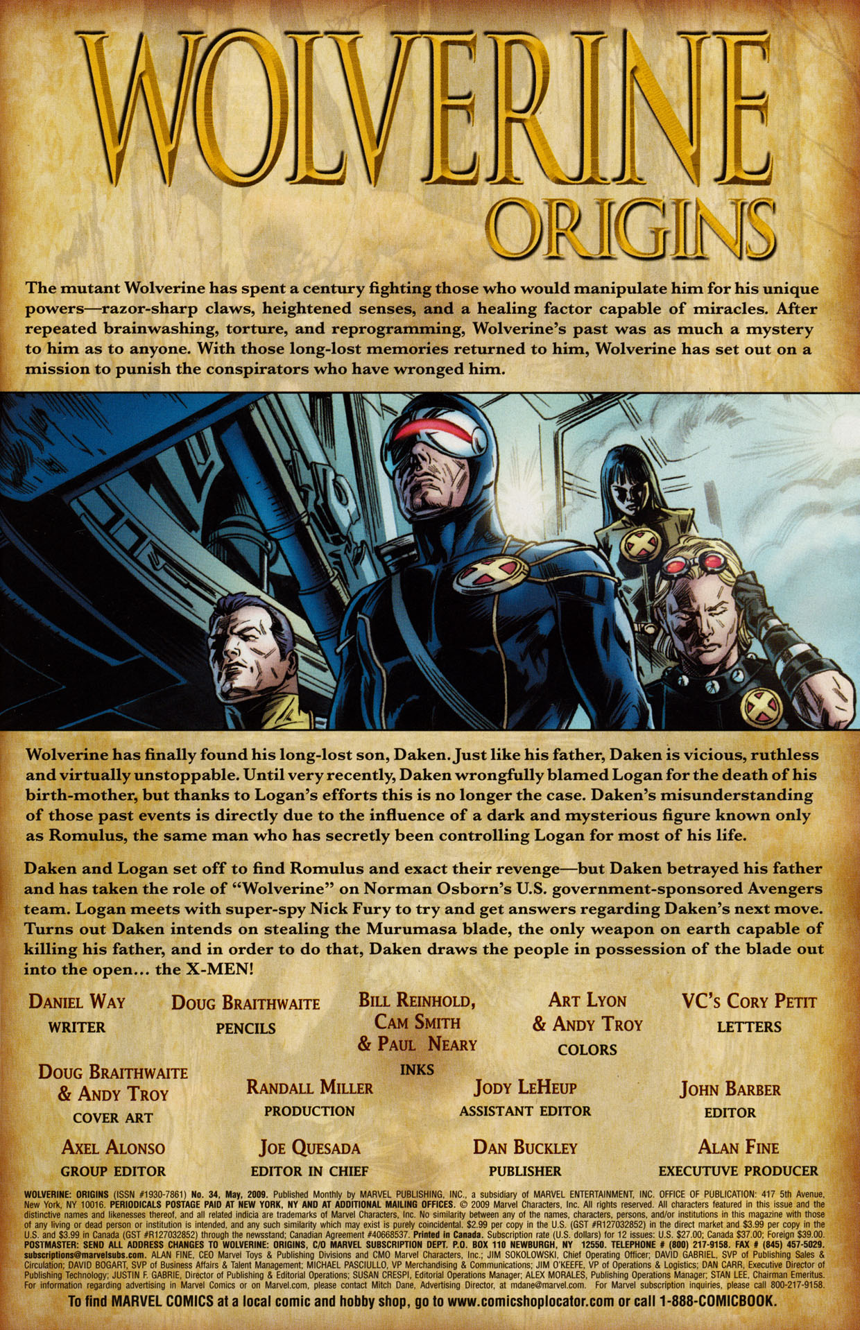 Read online Wolverine: Origins comic -  Issue #34 - 2