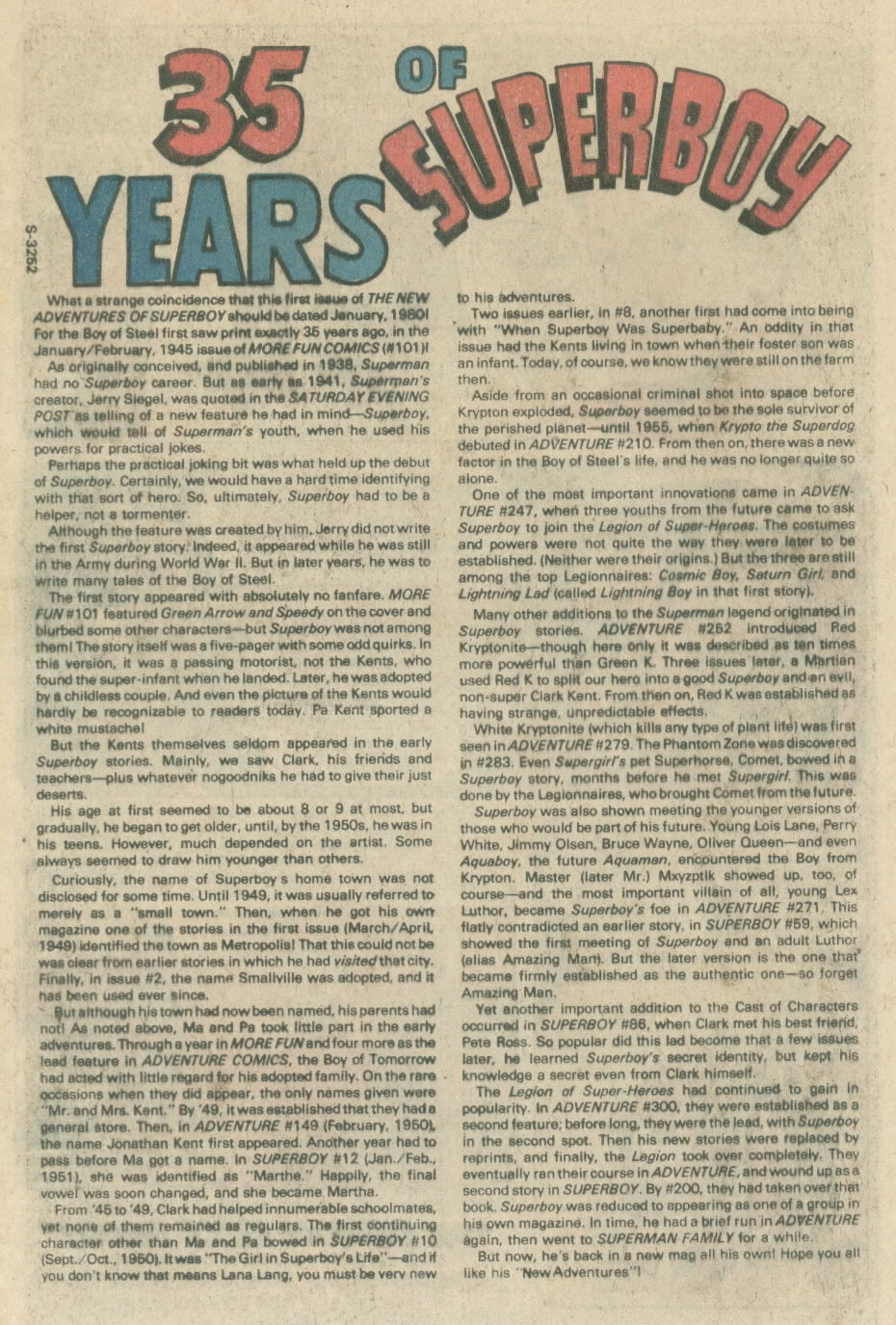 Read online The New Adventures of Superboy comic -  Issue #1 - 19