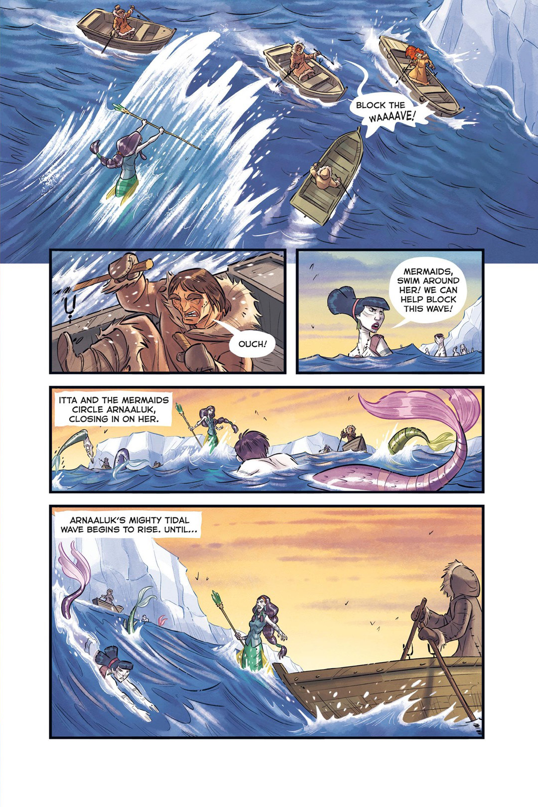 Read online Ariel and the Curse of the Sea Witches comic -  Issue # TPB - 91