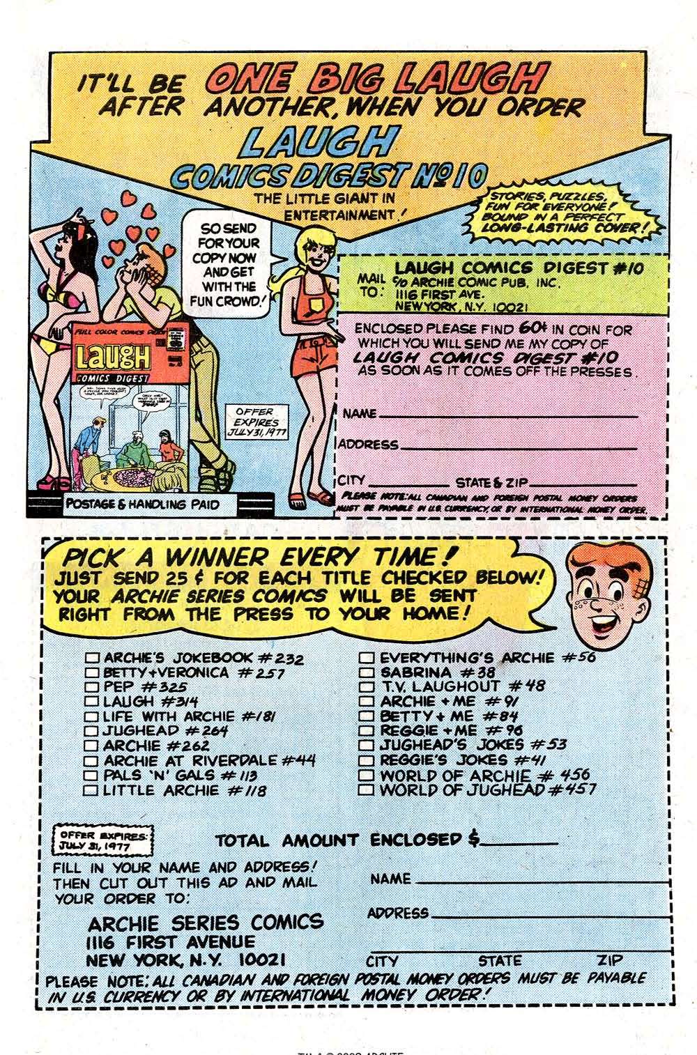 Read online Archie (1960) comic -  Issue #261 - 27