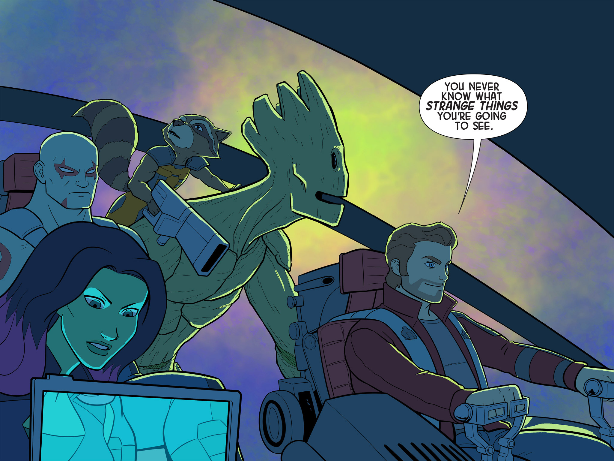 Read online Guardians of the Galaxy: Awesome Mix Infinite Comic comic -  Issue #3 - 4