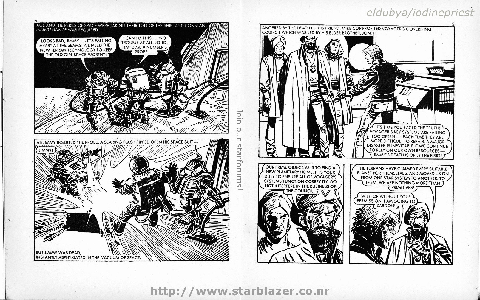 Read online Starblazer comic -  Issue #96 - 4