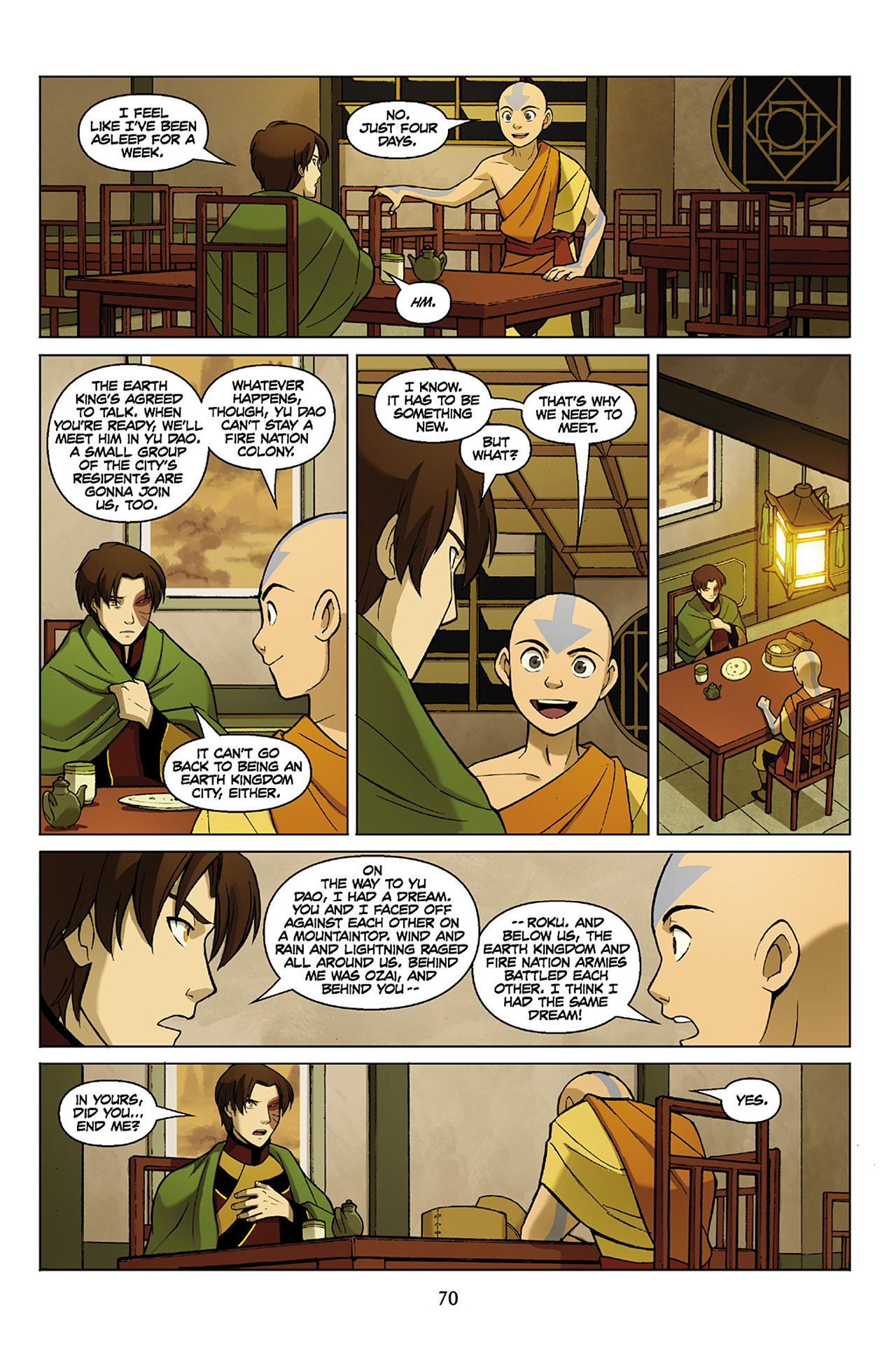 Read online Nickelodeon Avatar: The Last Airbender - The Promise comic -  Issue # Part 3 - 70