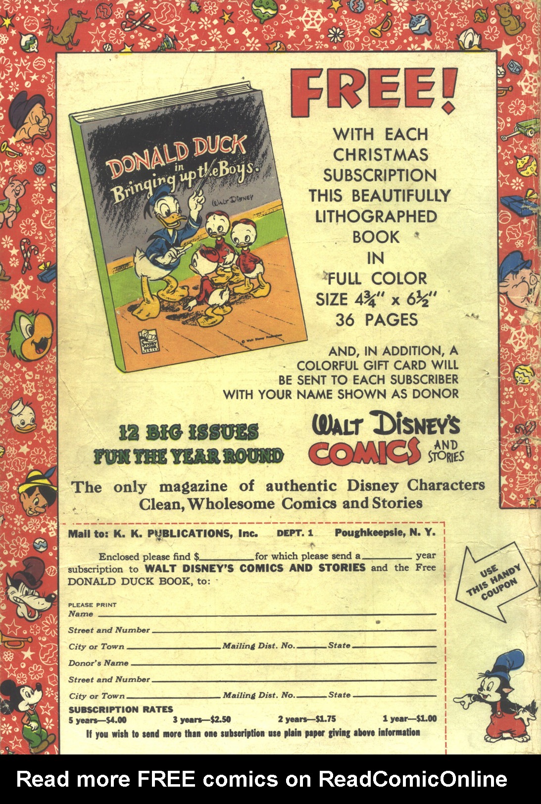Read online Walt Disney's Comics and Stories comic -  Issue #124 - 52