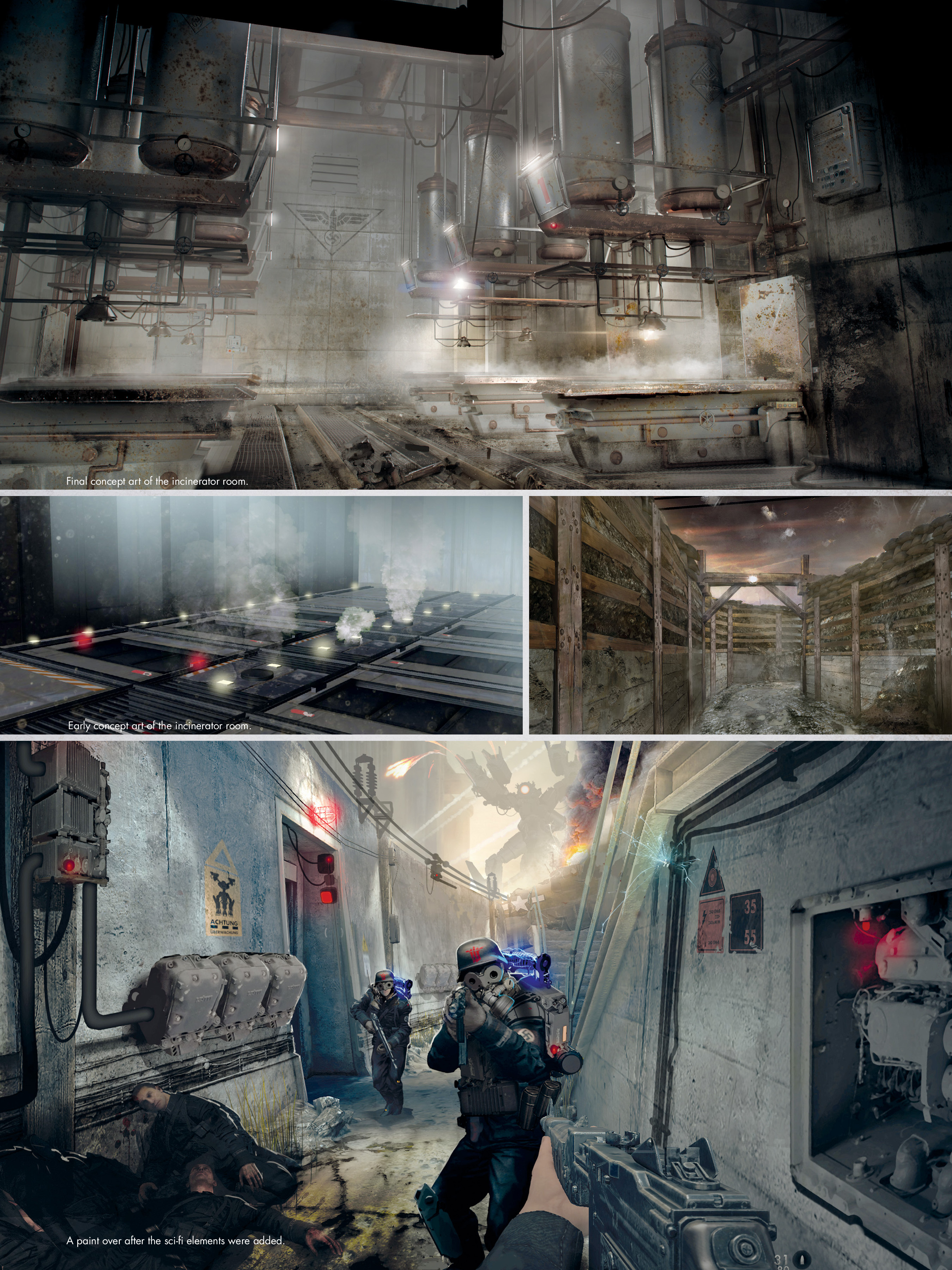Read online The Art of Wolfenstein: The New Order comic -  Issue # TPB (Part 1) - 16