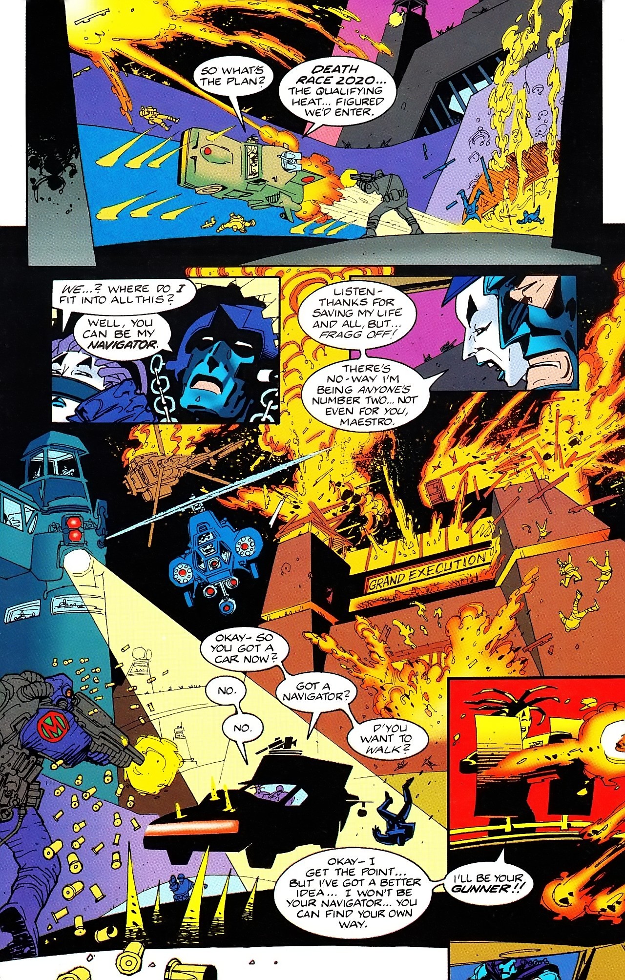 Read online Death Race 2020 comic -  Issue #3 - 24