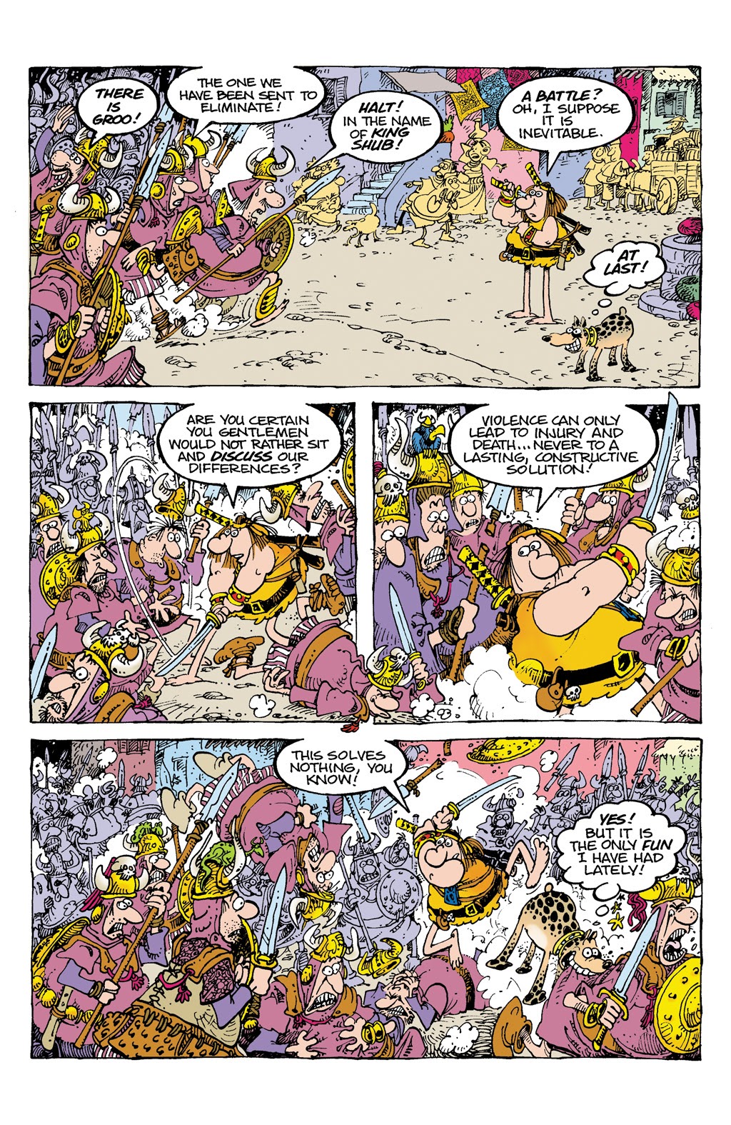 Read online Sergio Aragonés' Groo: The Most Intelligent Man In The World comic -  Issue # TPB - 50