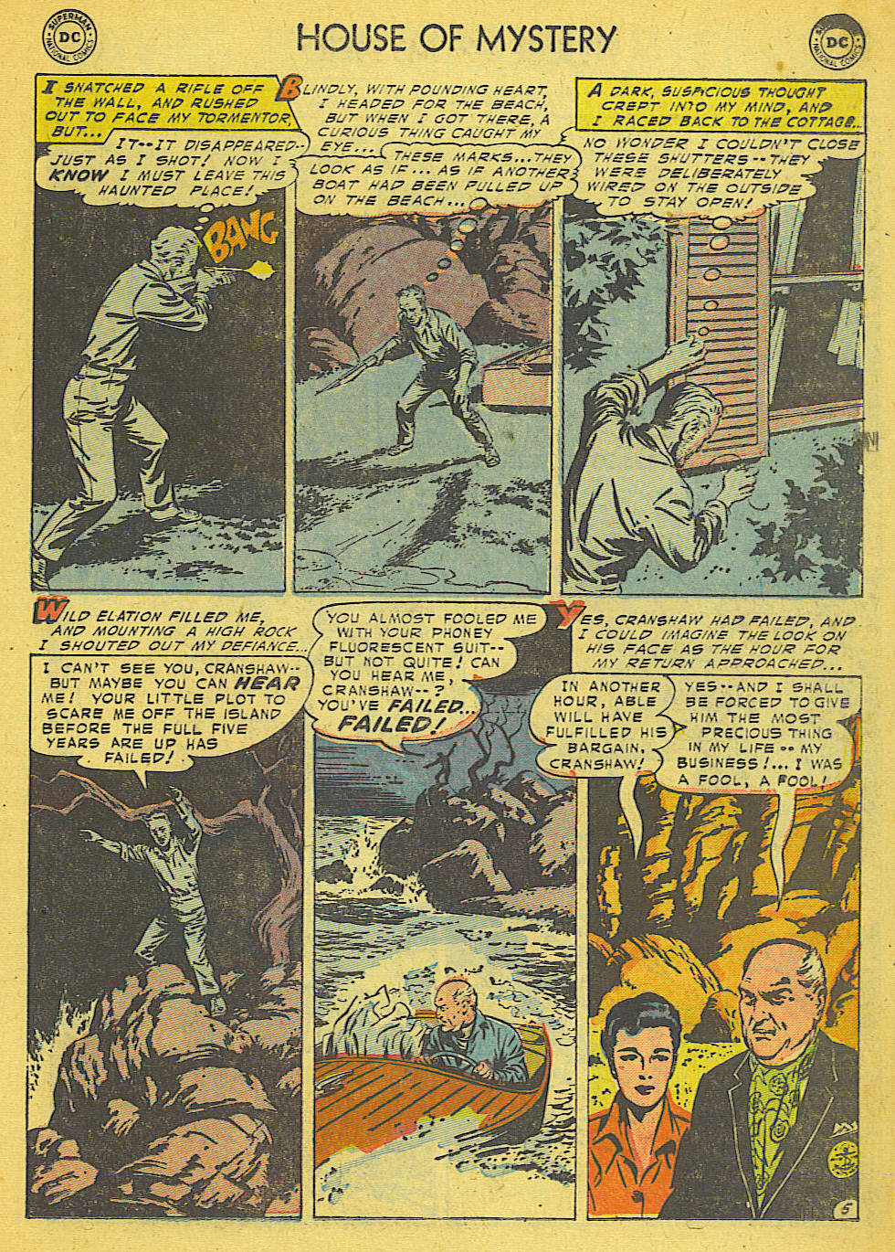 Read online House of Mystery (1951) comic -  Issue #36 - 23