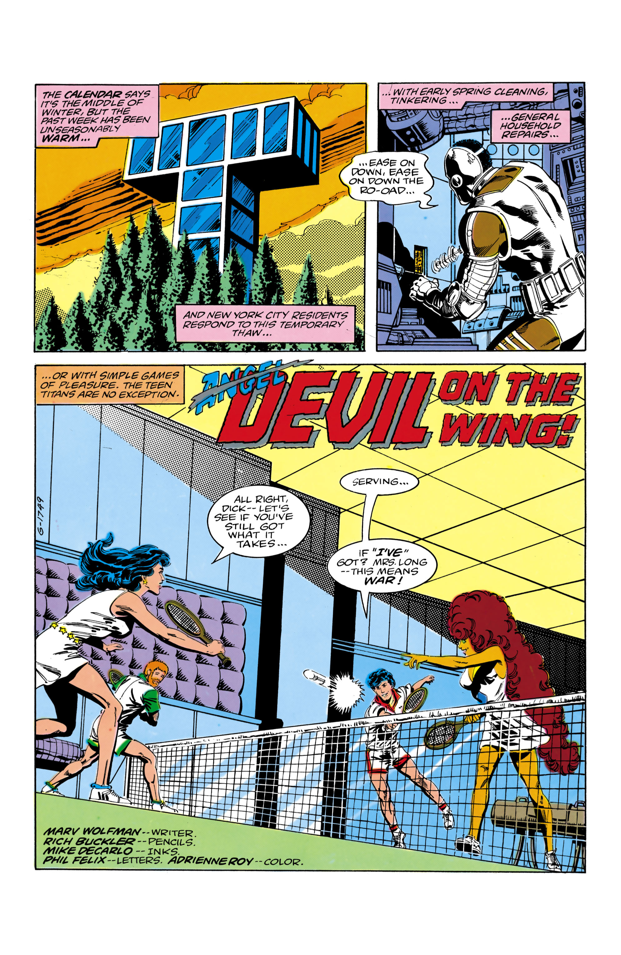 Read online Tales of the Teen Titans comic -  Issue #53 - 2