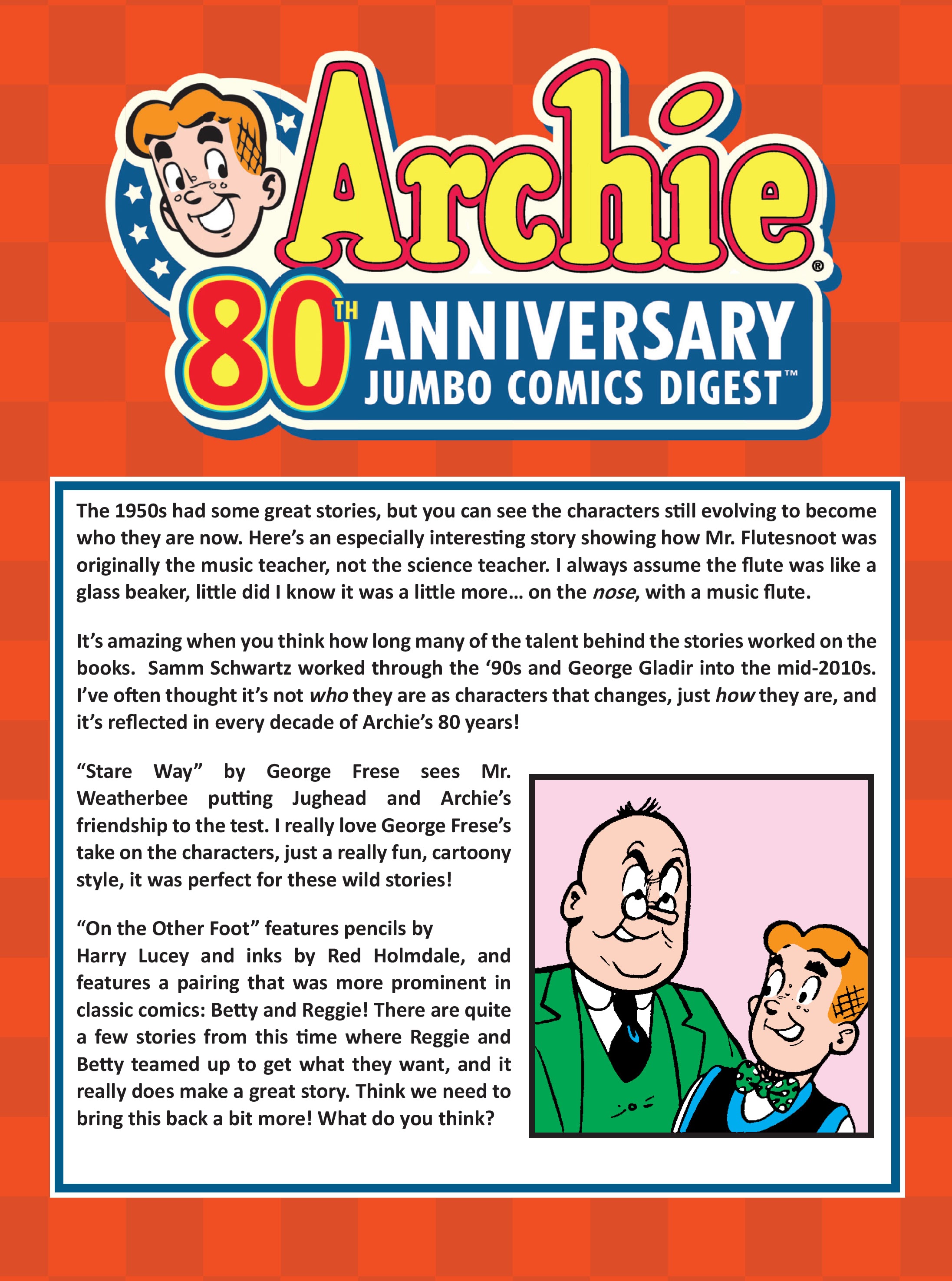 Read online Archie 80th Anniversary Digest comic -  Issue #4 - 136