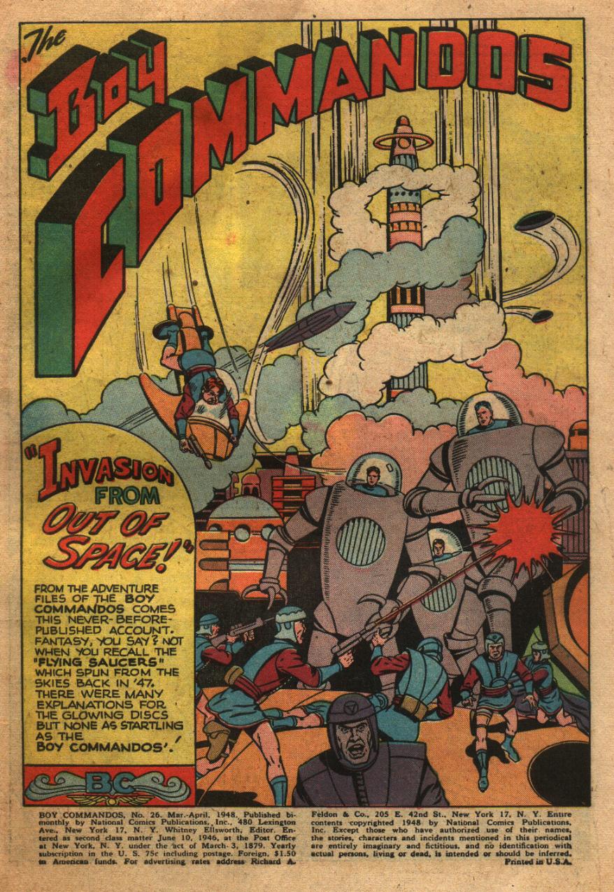 Read online Boy Commandos comic -  Issue #26 - 3