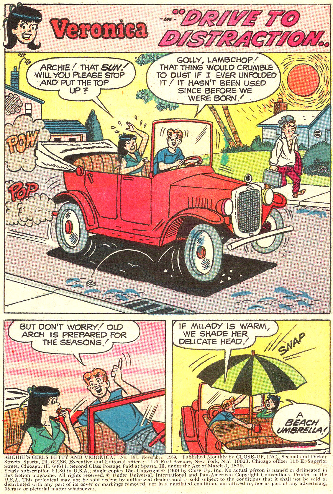 Read online Archie's Girls Betty and Veronica comic -  Issue #167 - 3