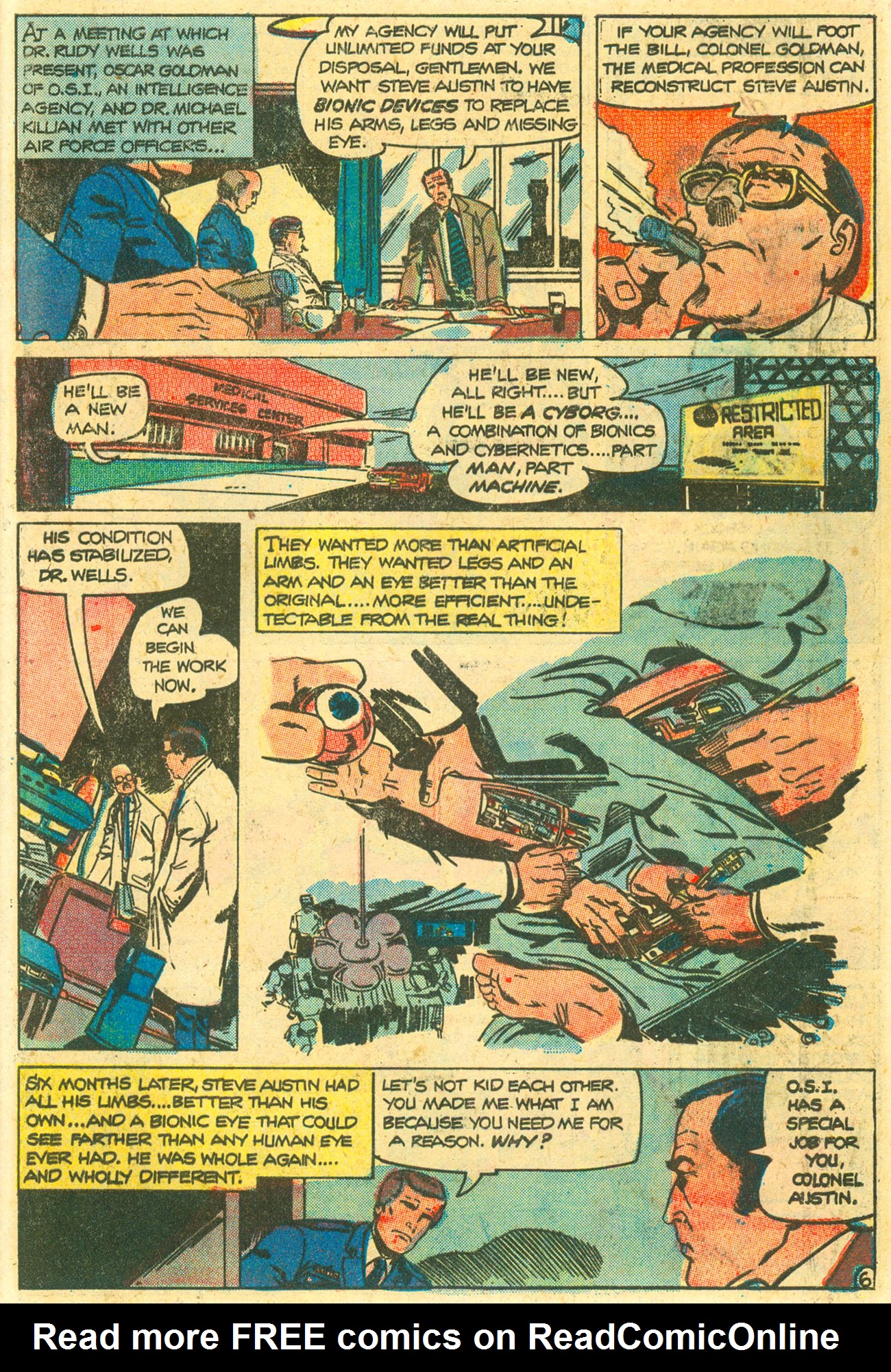 Read online The Six Million Dollar Man [comic] comic -  Issue #1 - 9