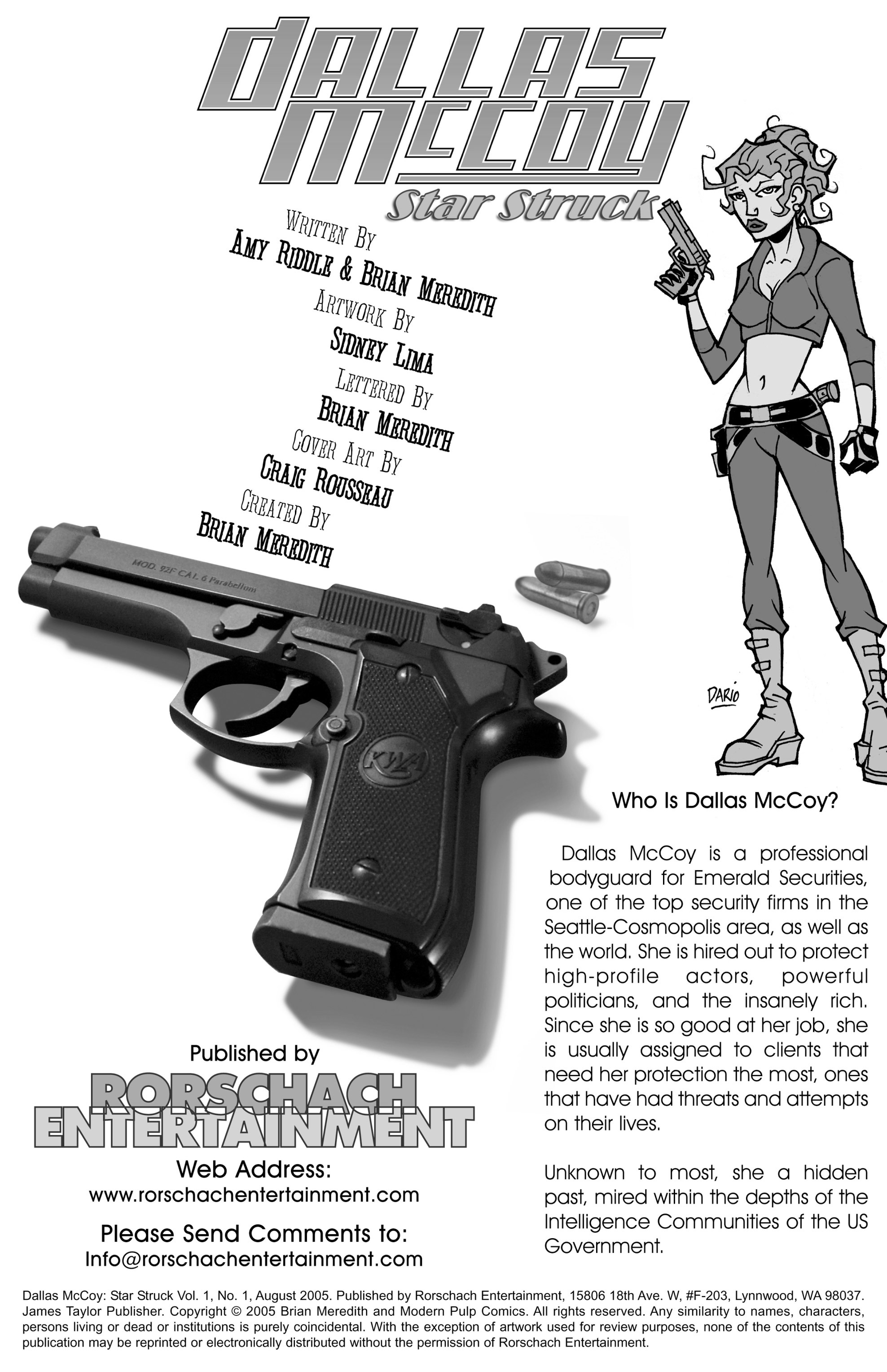 Read online Dallas McCoy: Star Struck comic -  Issue # Full - 2