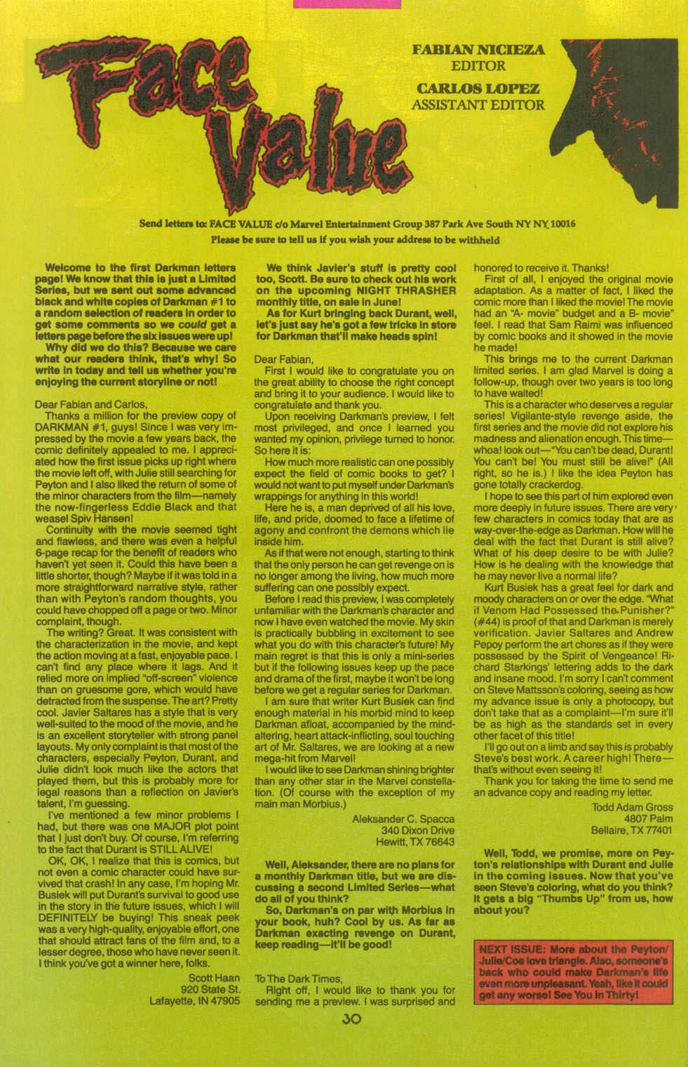 Read online Darkman (1993) comic -  Issue #3 - 25