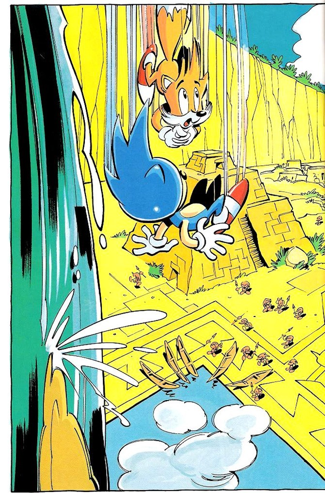 Read online Sonic Adventures: Dans Les Griffes De Robotnik comic -  Issue # Full - 27