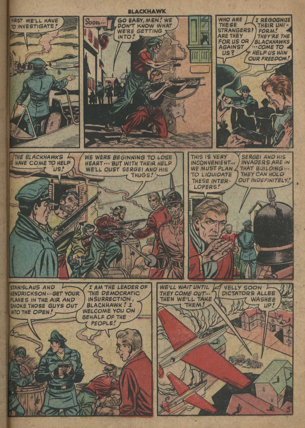 Read online Blackhawk (1957) comic -  Issue #25 - 29