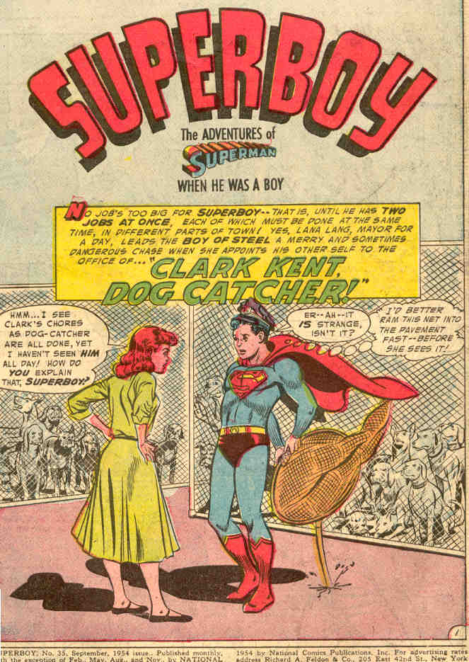 Read online Superboy (1949) comic -  Issue #35 - 2